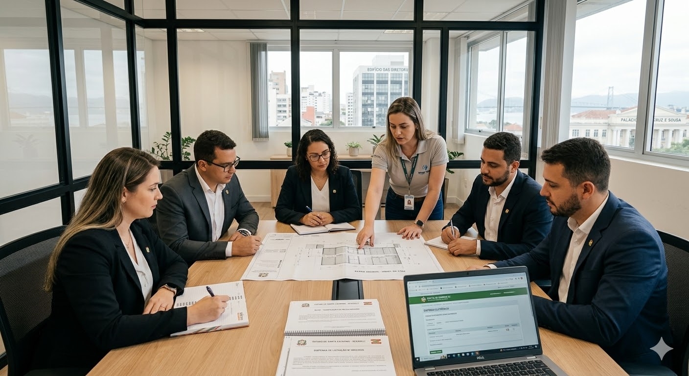 Atendimento corporativo da Mega Vidros para órgãos públicos